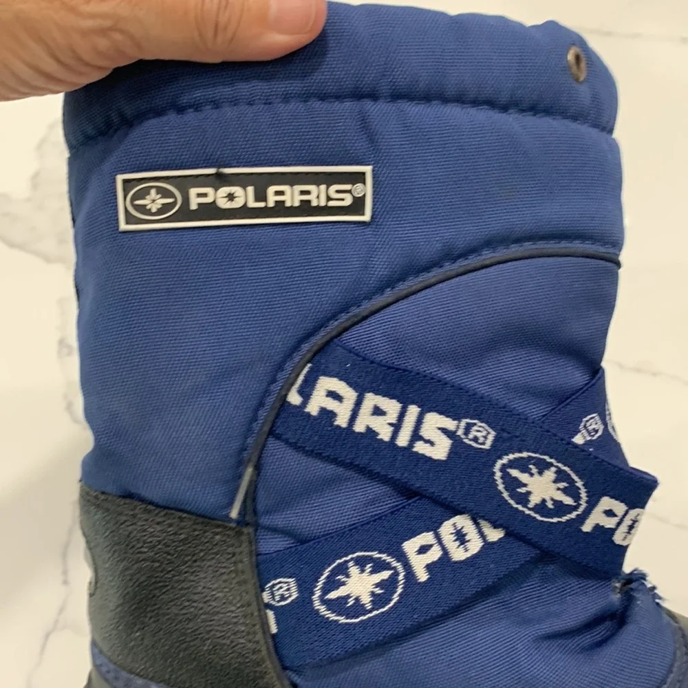 Polaris Blue Rain Snow‎ Duck Like Kids Boot. Size 3